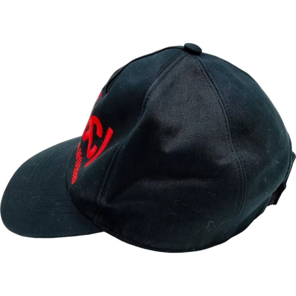 746252AU (S3) Gucci Cap Navy Blue Cotton - Picture 2 of 10